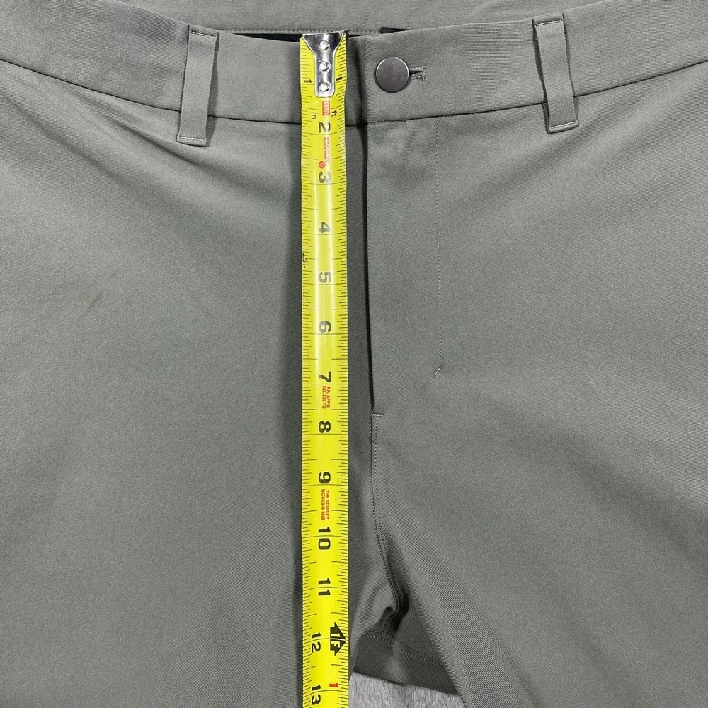 Lululemon Commission Slim Fit Pant Mens 38 Sage‎ Green Technical Chino READ
